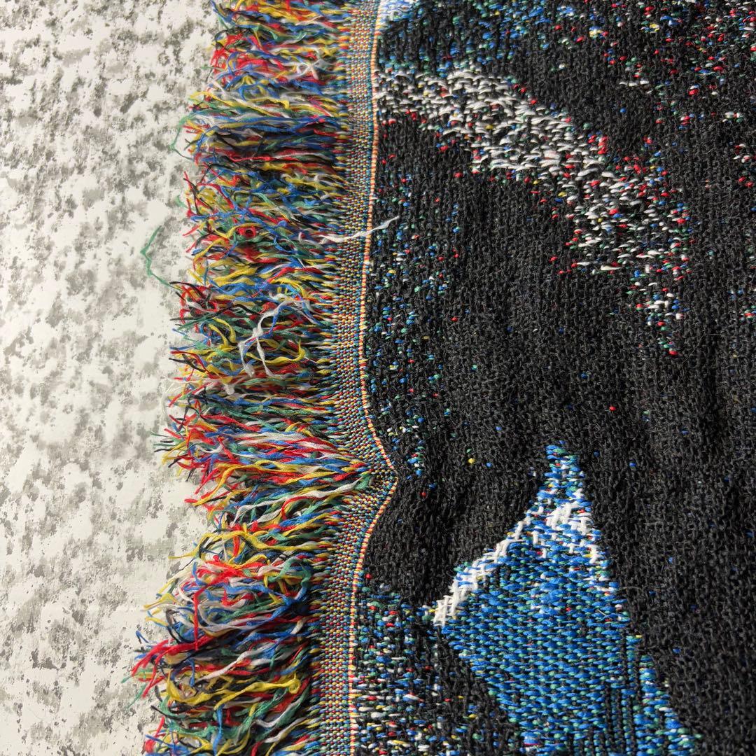 アナと雪の女王 ディズニー　フリンジ付きラグ　アナ雪　タペストリー　カーペット