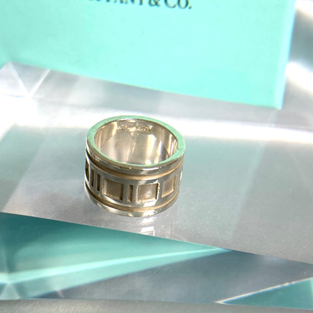 ティファニー　アトラスワイドリング　925 シルバーリング　12号