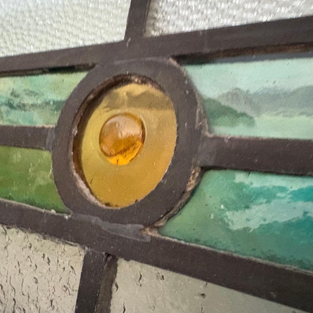 直接引取値引可能◎大正ロマン◎アンティーク◎ステンドグラス