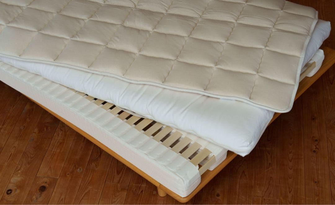 【天然素材！】ISHITAYA ピュアウール マットレスユニット