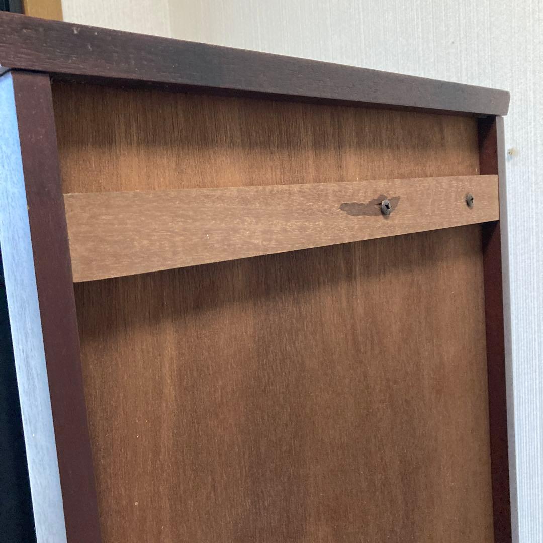 木製傘立て ミラー付き 昭和レトロ