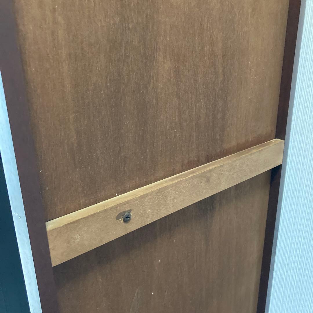 木製傘立て ミラー付き 昭和レトロ