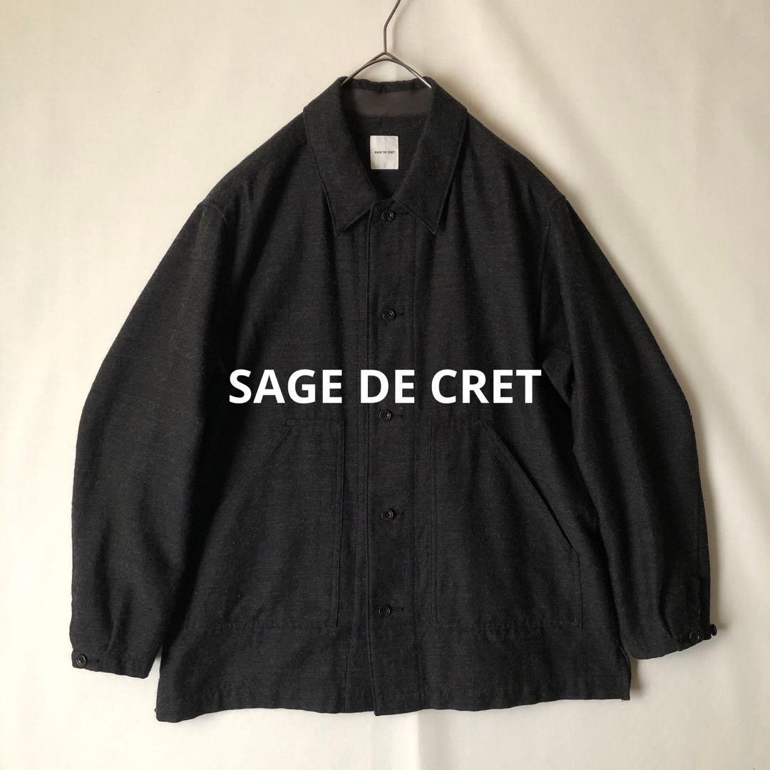 美品【春物】SAGE DE CRET サージュデクレ ダークグレー ジャケット