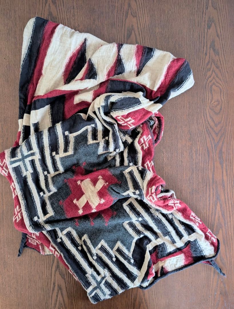 KAPITAL 縮絨ウール \"Alaska-Raven\" マフラー 美品