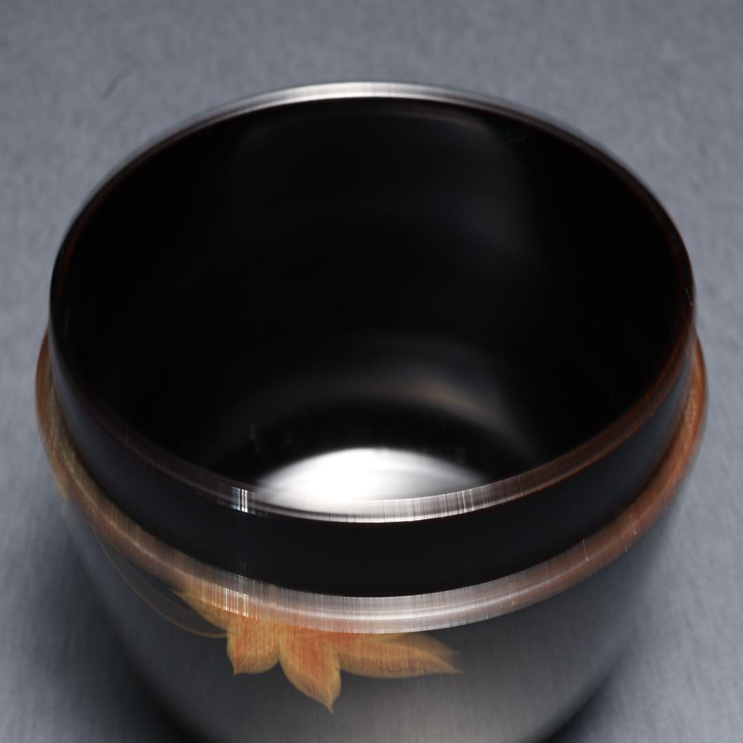 中棗　雲錦蒔絵　桜と紅葉　表完　共箱　R1685