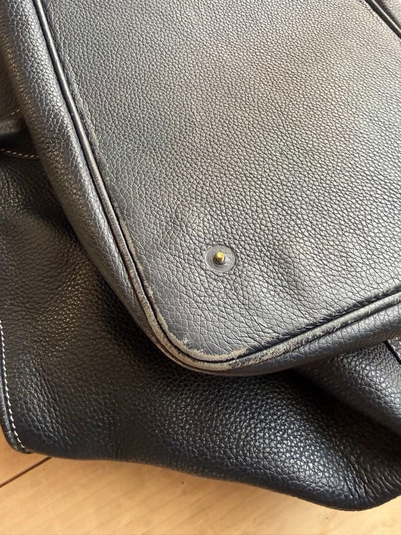 cisei レザートート　941 ネイビーシボ革