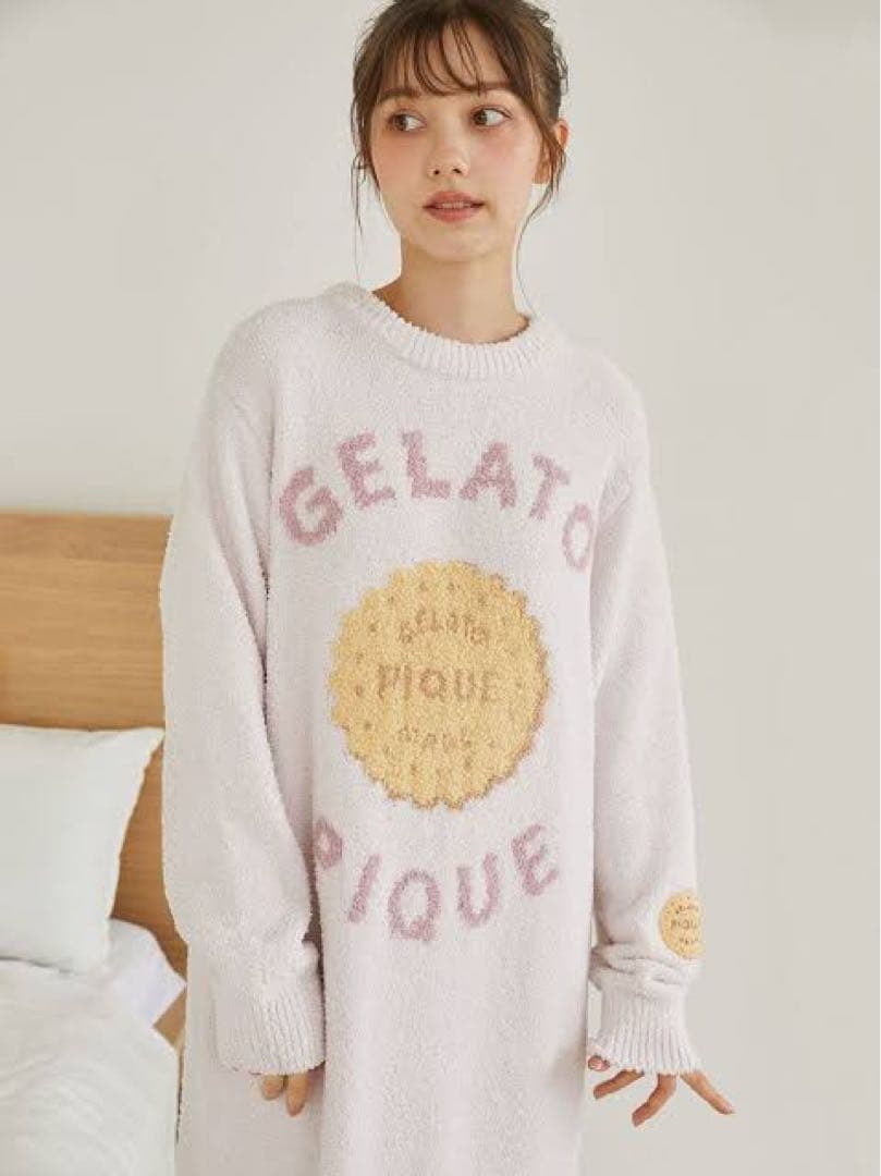 gelato pique パウダービスケットジャガードワンピース