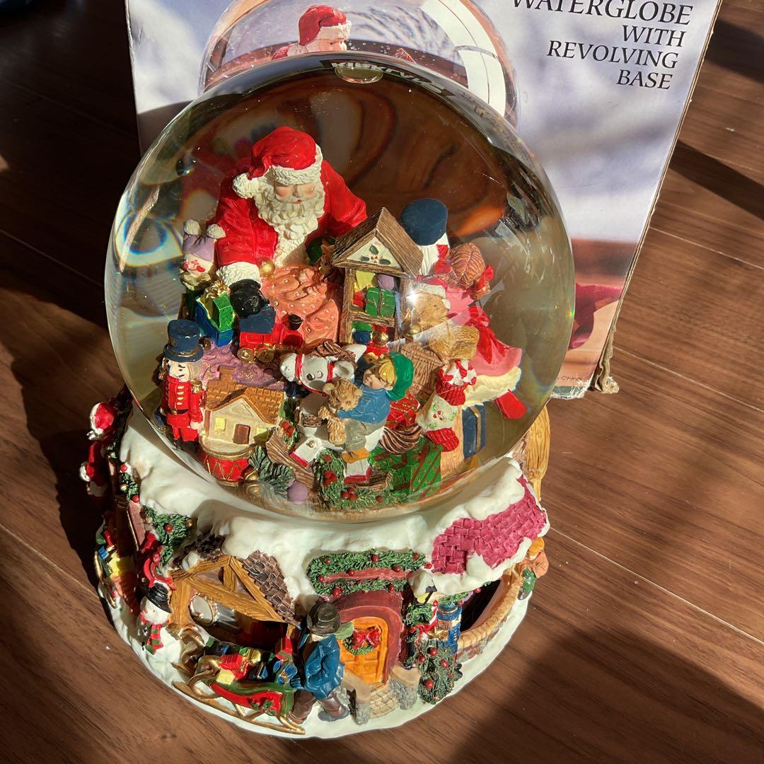クリスマス スノードーム カークランド オルゴール付き　KIRKLAND