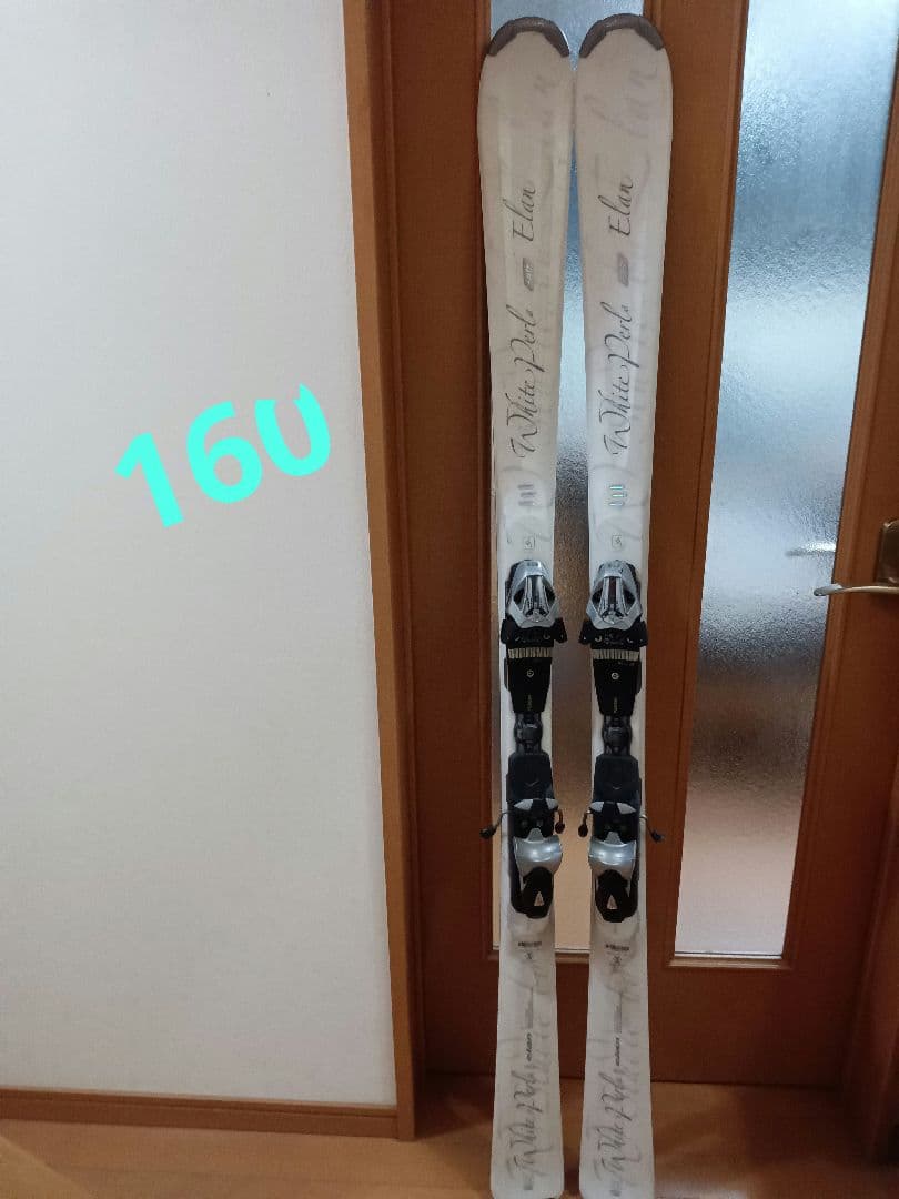 H*y様 Elanホワイトパール　スキービンディング付き160 ✿発送