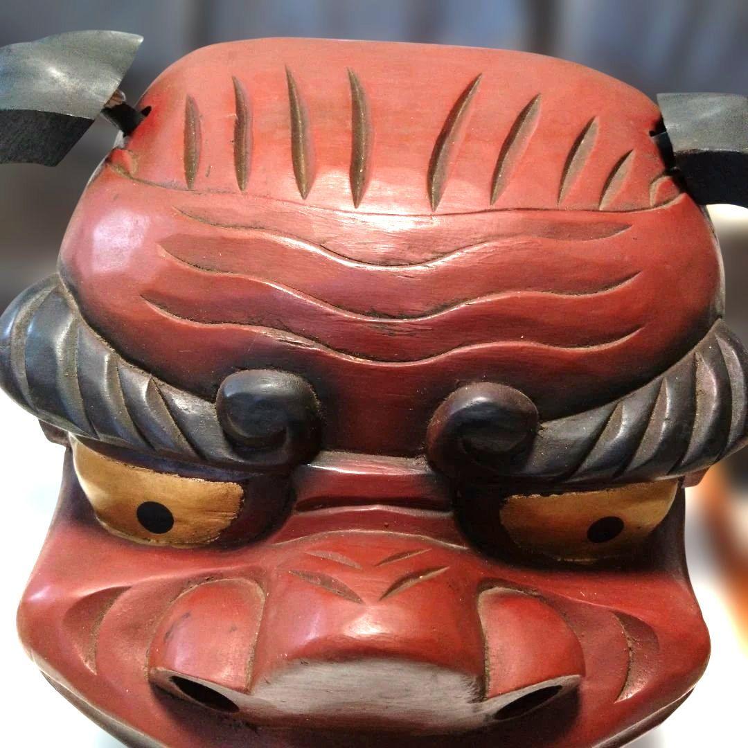 お面木造り
