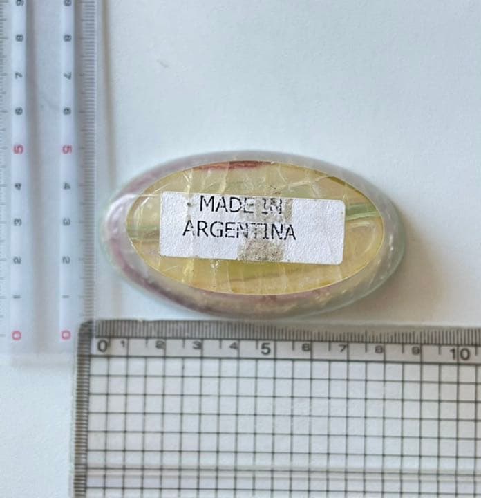 天然石　フローライト　脚つき皿