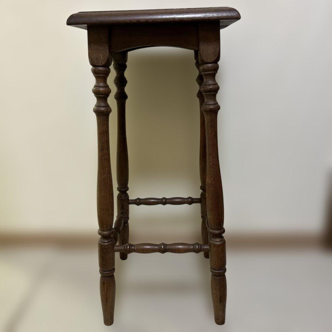 アンティーク　花台　レトロ　木製