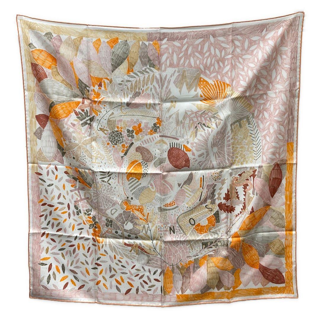 box付 美品【HERMES】カレ90 それぞれの巣作り スカーフ エルメス