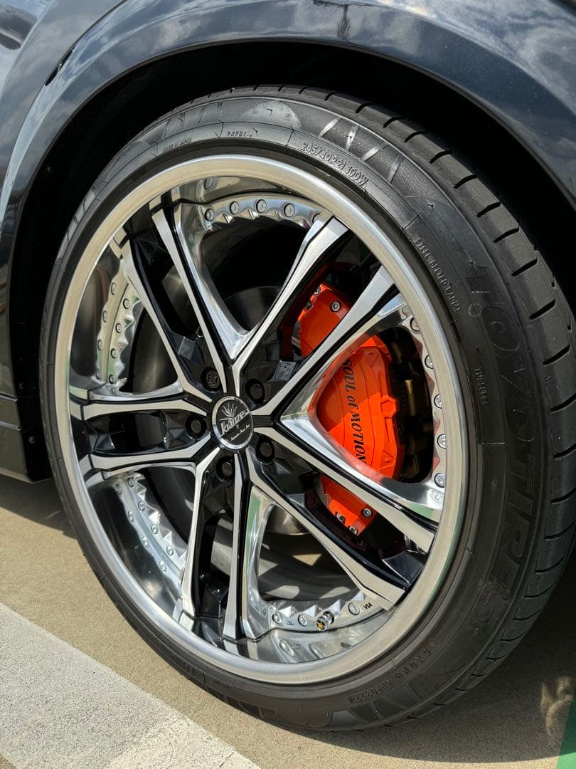 マツダ CX-8 メタル ブレーキキャリパー カバー 4個セット オレンジ