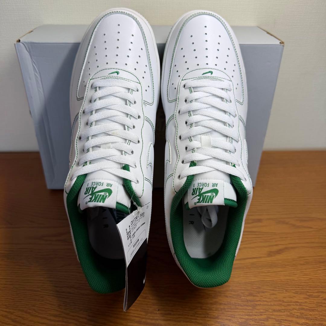 【新品未使用】エアフォース1 green×white