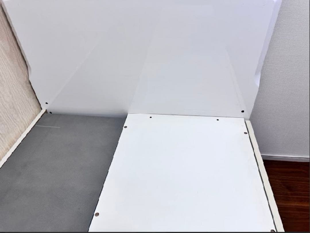 【山形県内引取限定】ニトリ シンプル　シングルベッドフレーム収納付き マットレス