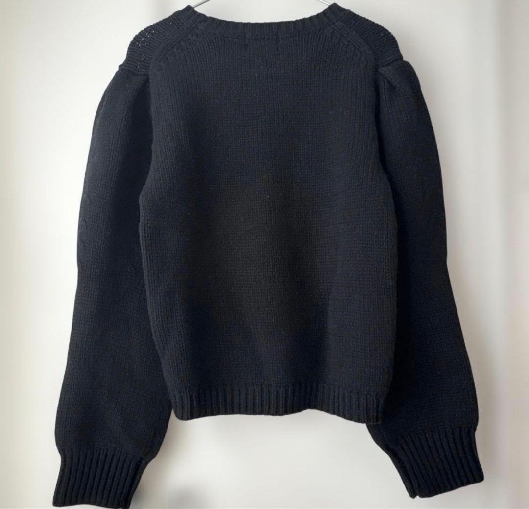 OHGA PUFF KNIT 美品　ブラック