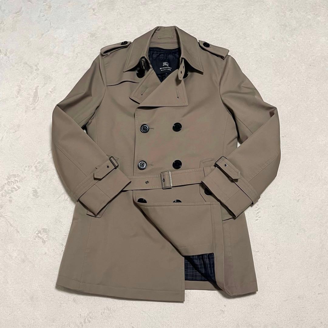 【極美品・フル装備】 バーバリー ブラックレーベル ノバチェック トレンチコート