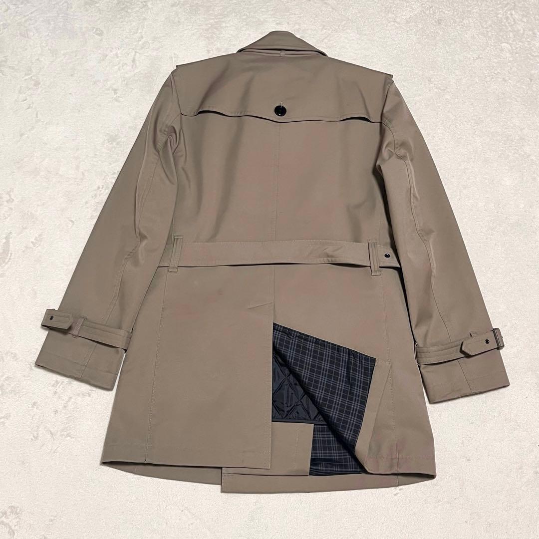 【極美品・フル装備】 バーバリー ブラックレーベル ノバチェック トレンチコート