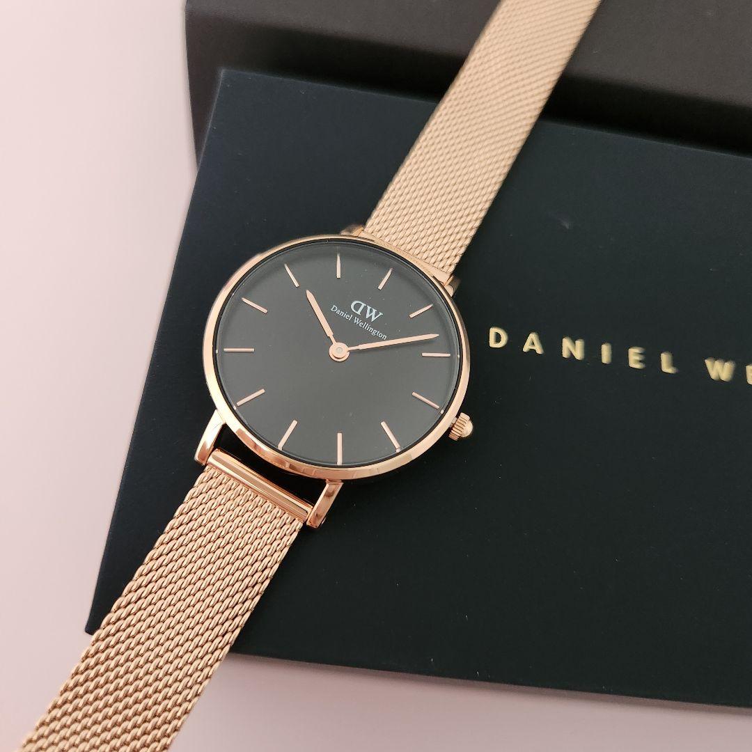 ダニエルウェリントン 文字盤ブラック腕時計 28mm DW00100217