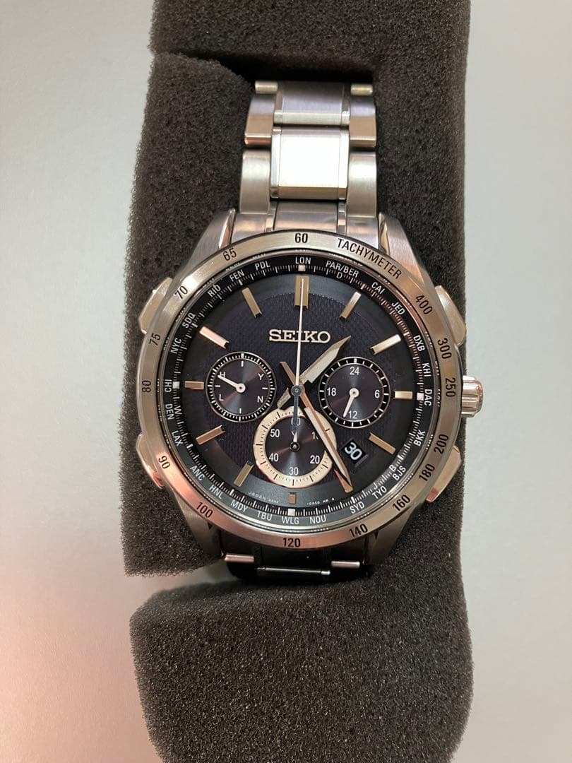 SEIKO ブライツ　ソーラー クロノグラフ 時計