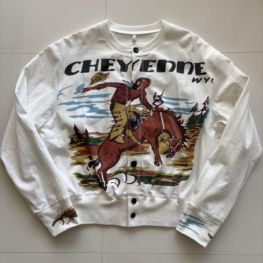 KHOKI　コッキ　Cowboy-print cardigan