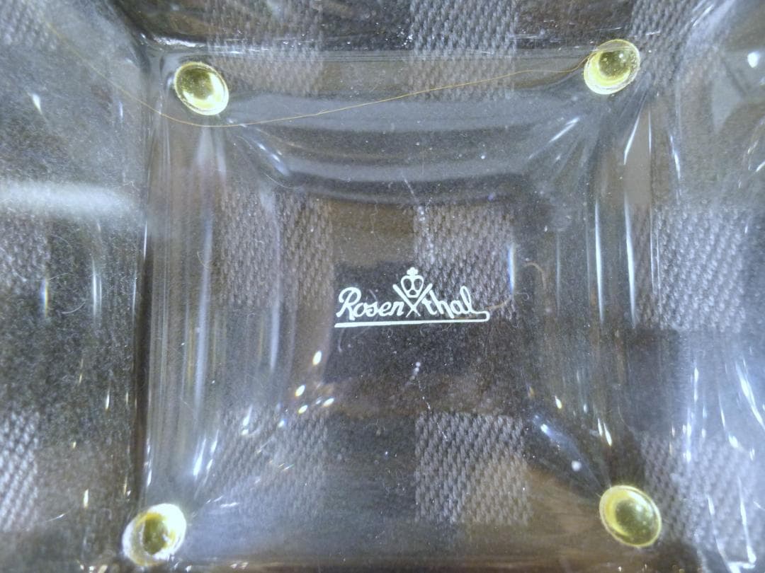 ☆【ブルガリ】ローゼンタール クリスタルアシュトレー 美品☆