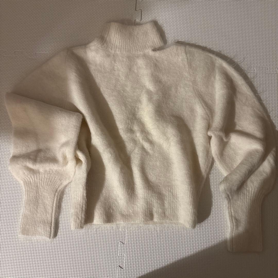 CELFORD ファーライクワンショルニット