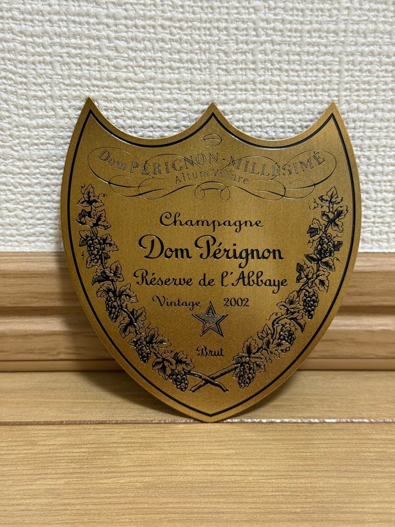 ドンペリ　ラベイ　ビンテージ　エンブレム　2002 インテリア　コレクション