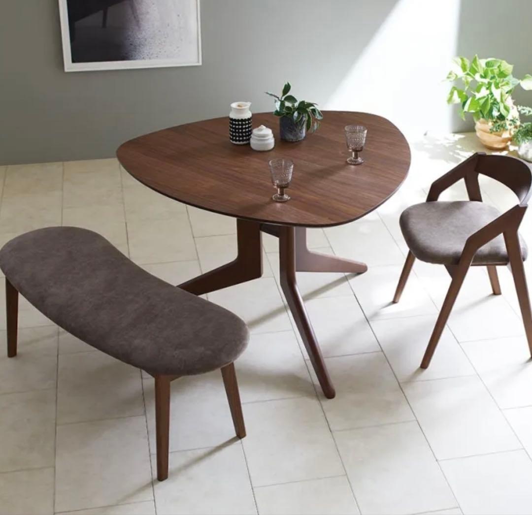 【送料無料／美品】561 PICKテーブル ウォールナット（ブラウン）