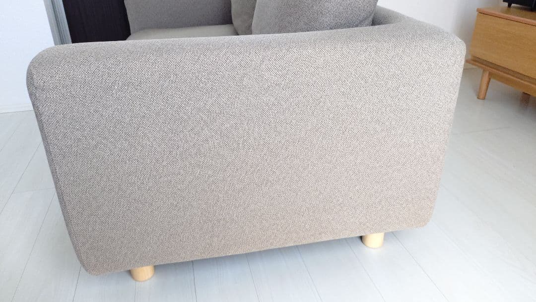 【ソファのみ】無印良品　ソファ2シーター　フェザー　ポケットコイル