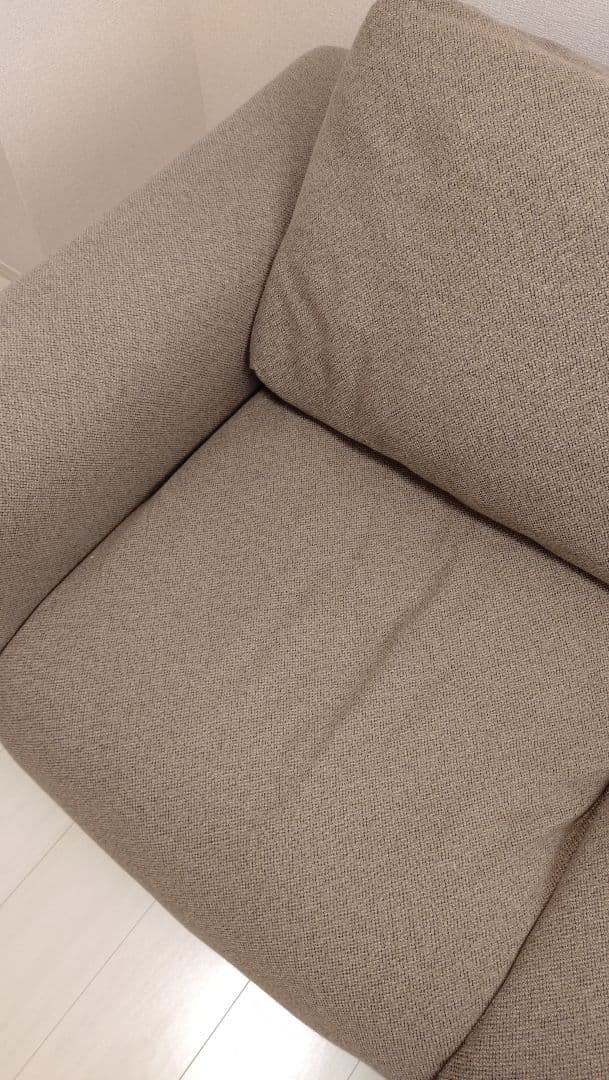 【ソファのみ】無印良品　ソファ2シーター　フェザー　ポケットコイル