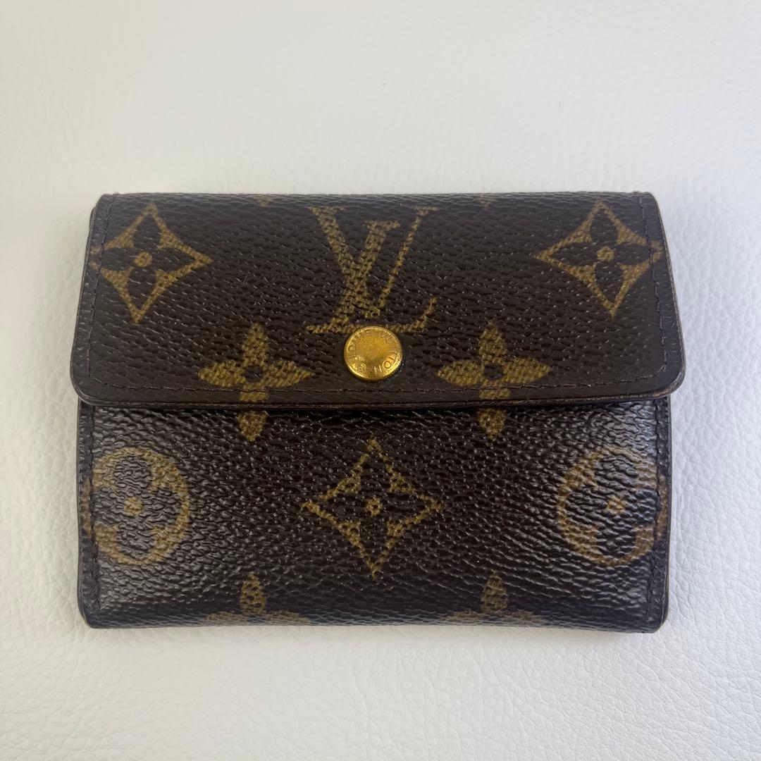 美品✨ LOUIS VUITTON ルイヴィトン 三つ折財布 モノグラム PVC
