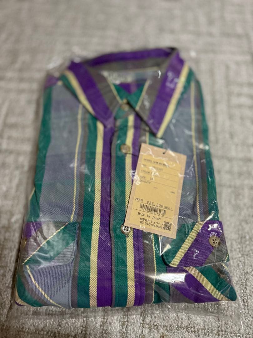 ジェラード　JELADO ネルシャツ　ユニオンワーカーズ　ショート丈 2025