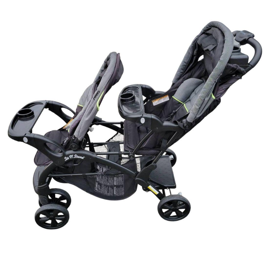 希少 Baby trend 2人乗り 双子 ベビーカー シットアンドスタンド