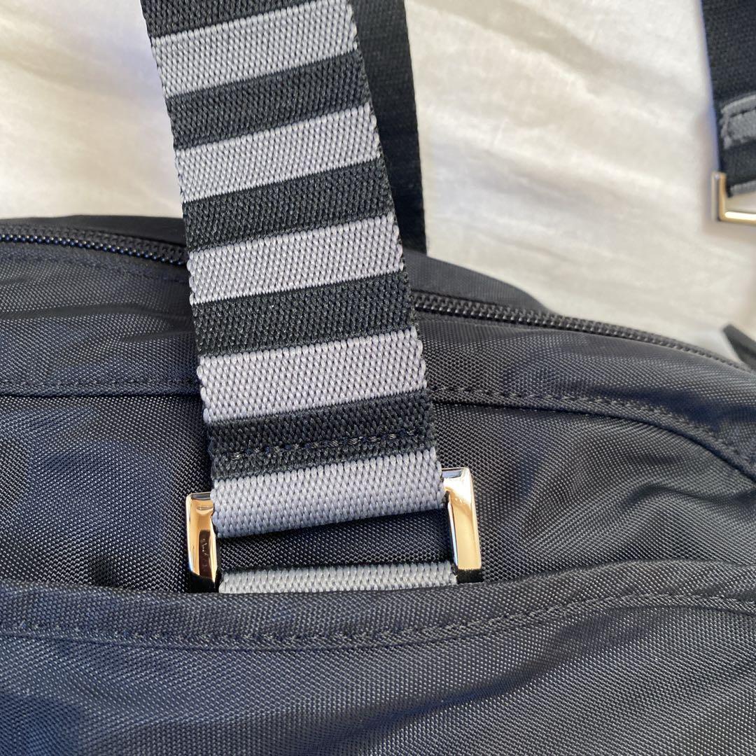 agnes b. VOYAGE ボストンバッグ 2wayナイロン 黒