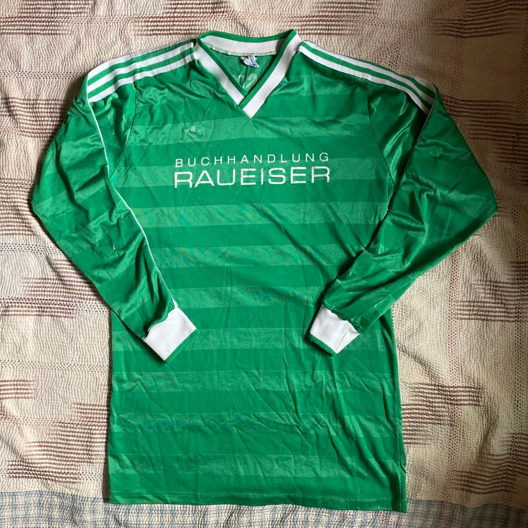 80s ドイツ製 Adidas Soccer Long T Shirt