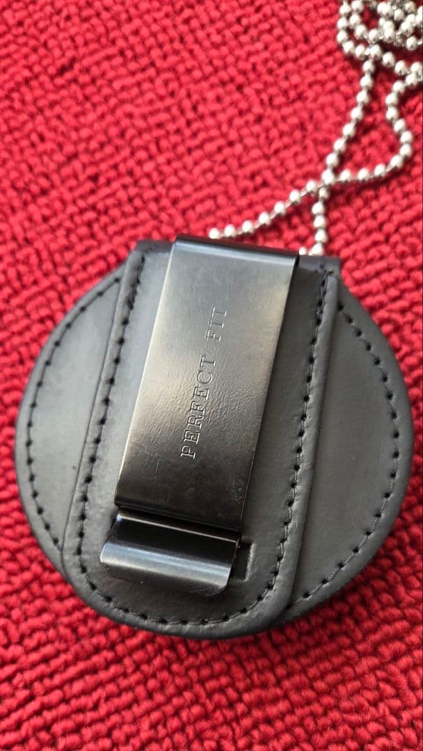 米国ポリスバッジ【NYPD ニューヨーク市警 警部補ランク】PFバッジホルダー付