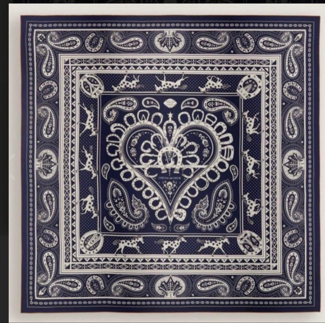 エルメス カレジェアン シュヴァル・ドゥ・クール・ バンダナ　新品未使用