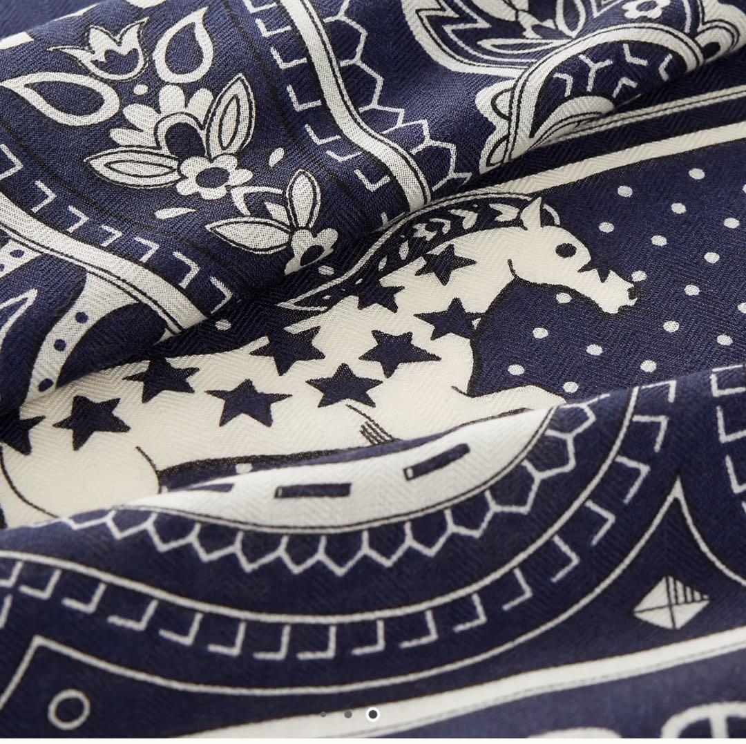 エルメス カレジェアン シュヴァル・ドゥ・クール・ バンダナ　新品未使用