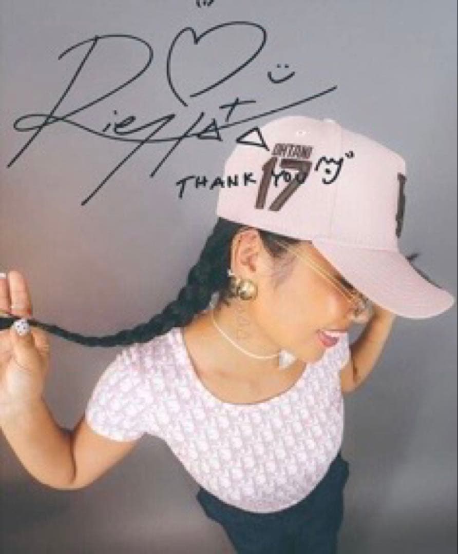 RIEHATA×NEWERA コラボキャップ ドジャース 大谷翔平17 ピンク