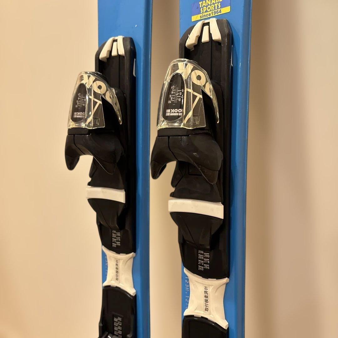 ロシニョール ショートスキー 123cm ミッドスキー 金具付