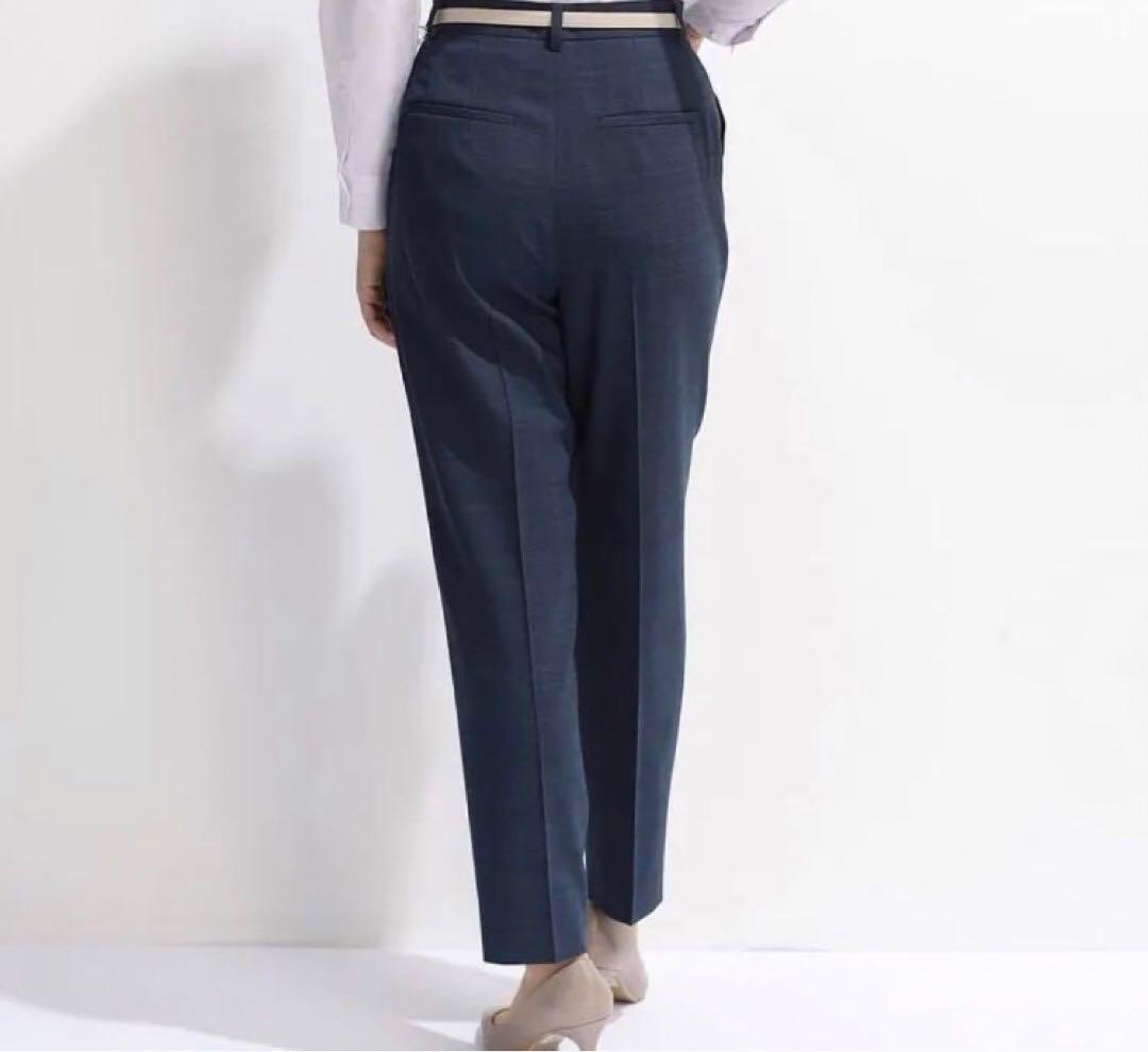 新品　未使用品　洗えるキレイスーツ　ブルーチェック　3点セット　AOKI