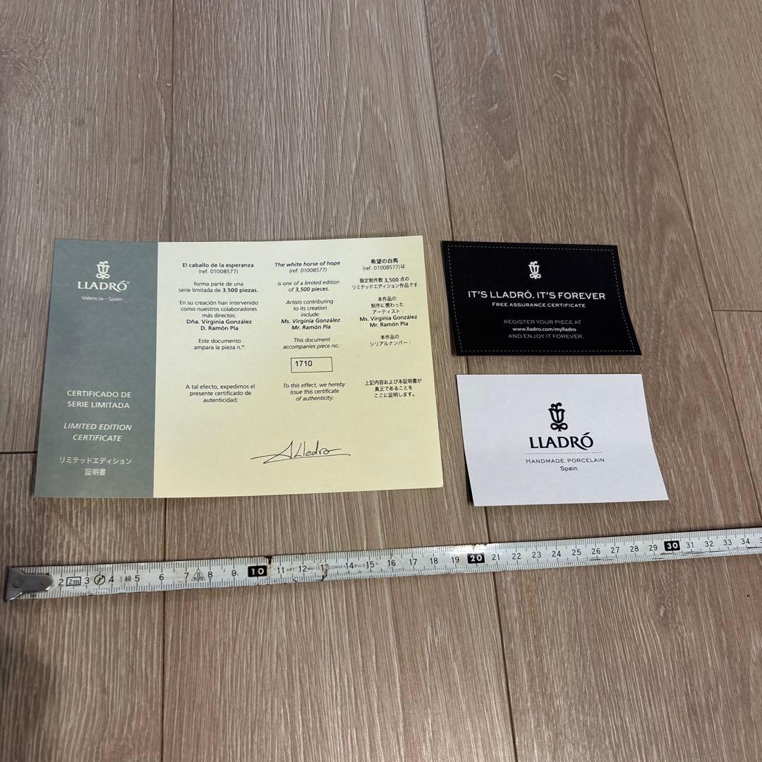 ミ*ヤ様 リアドロ　世界で3500体の白馬