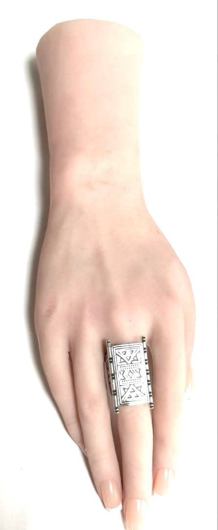 ハンドメイド　シルバー　リング