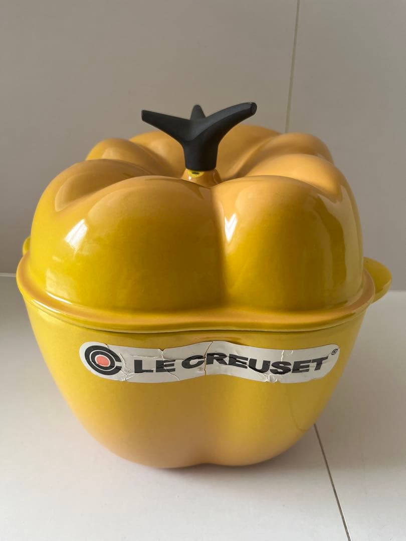 廃盤　ルクルーゼ　ココットピーマン　イエロー