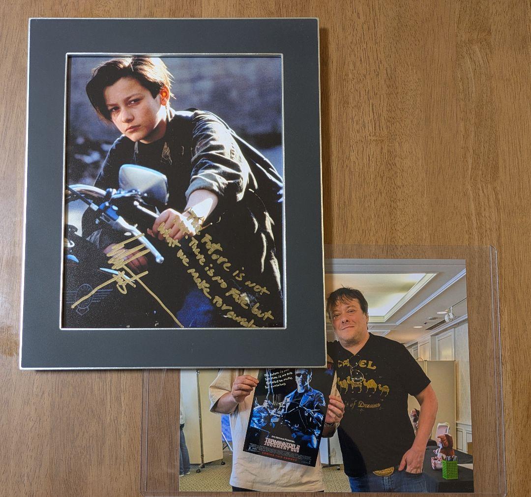 1/31までの出品　エドワード・ファーロング　直筆サインポートレート　ハリコン