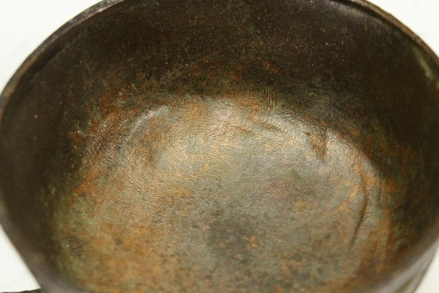 仏教美術 銅 蓮花 持香炉 蓮燭台 二件(K-LC970)