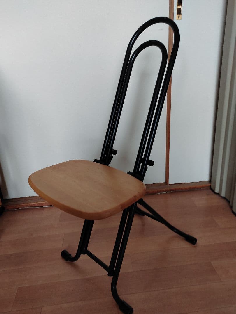 ルネセイコー ナチュラル/ブラック（折りたたみ式椅子 )