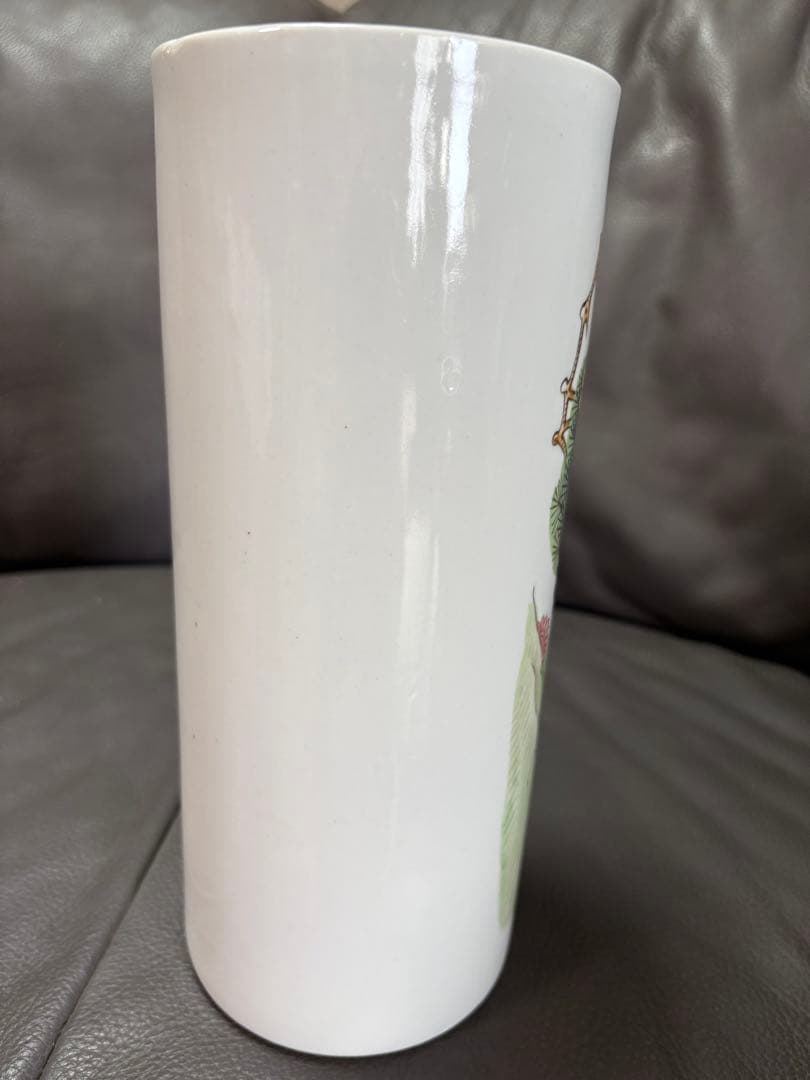 花瓶　花入れ　置物　鳥　鶴